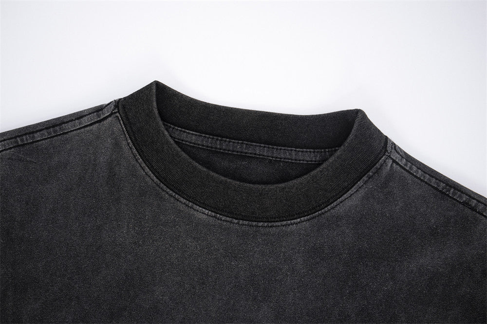 City Landscape Printed Short-sleeved T-shirt Men