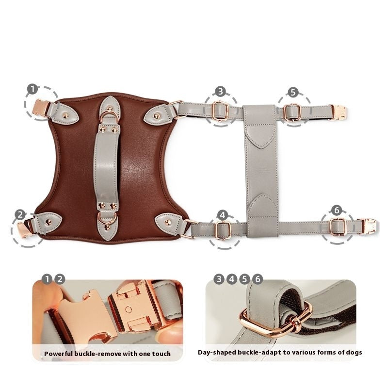 Medium To Large Pet Vest Style Chest Strap