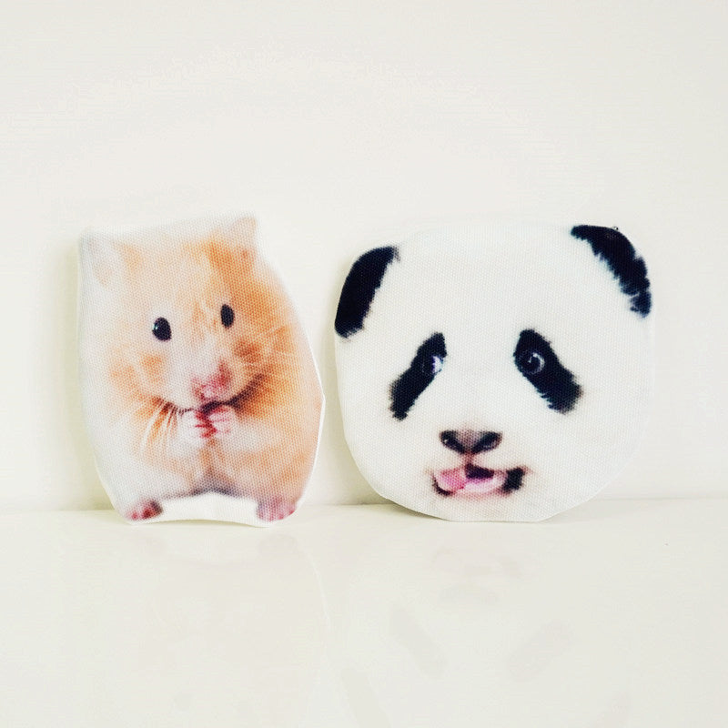 Fauna Case: Cute Pet & Fruit Silhouette Key Case