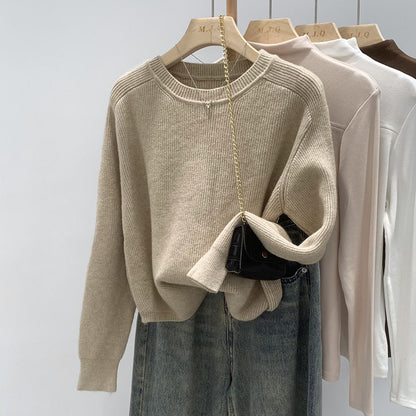 Simple Casual All-match Sweater Top