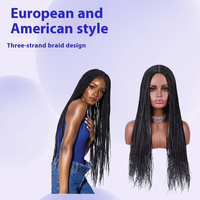 African Braid Long Hair Synthetic Wigs Women