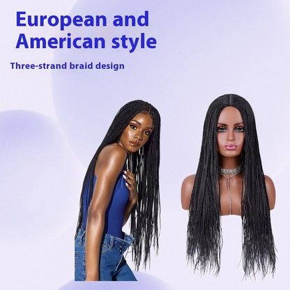 African Braid Long Hair Synthetic Wigs Women