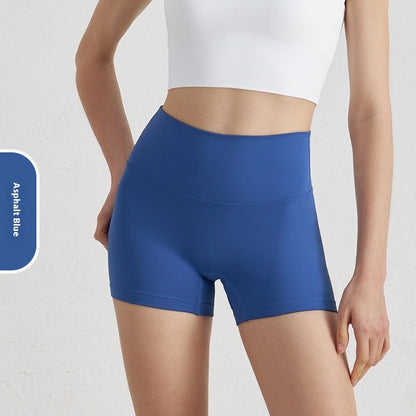 Double-sided Grinding Shorts Yoga Pants Female High Waist Track Shorts