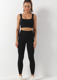Black Square Neck