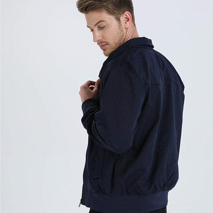 European Stand Collar Fashion Slim Casual Coat Jacket Men