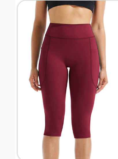 F9120 High Waist Hip Lift Fitness Pants Women's Sports Belly Contracting