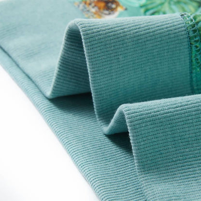 The Sage Melange: Light Green Melange Sweatshirt