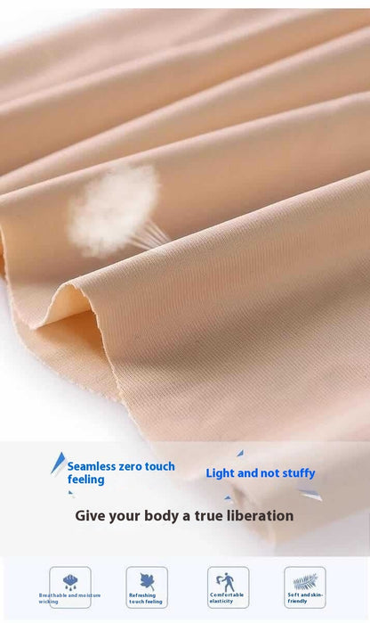 Belly-contracting Safety Pants For Women Plus Size High Waist Seamless No Roll Border Light