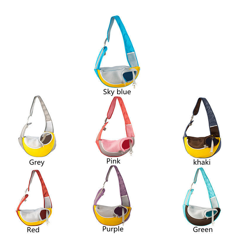 Pet Backpack Breathable Mesh Portable Shoulder Bag