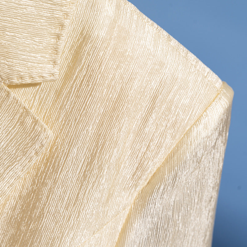 Women's High-grade Acetate Coat Summer Thin 34 Sleeve