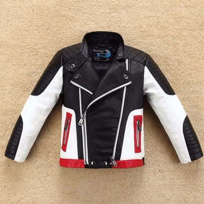 The Polished Maverick: Thickened Handsome Leather Jacket