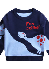 F Dinosaur Royal Blue