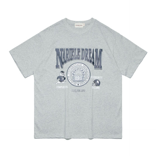 Cartoon Letter Print Short-sleeved T-shirt For Men