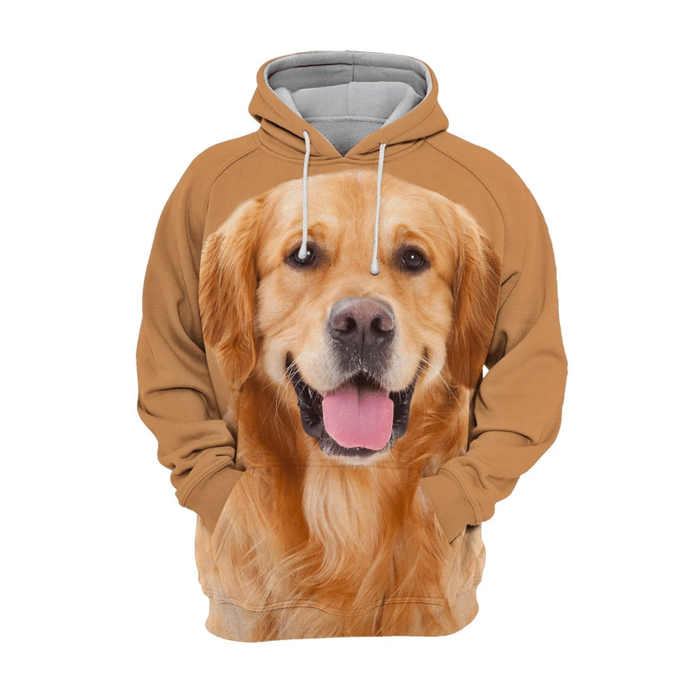Canine Graphic Sportswear Thermal Hoodie