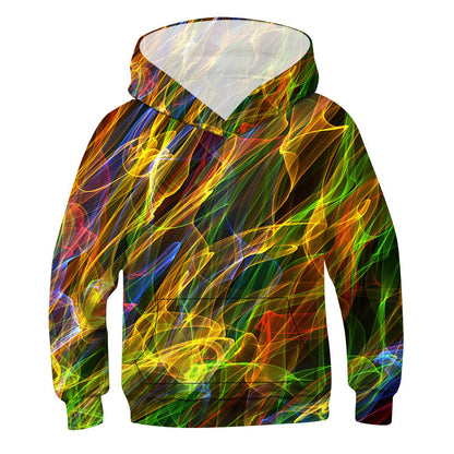 Immersive 3D Vision Digital Graphic Hoodie