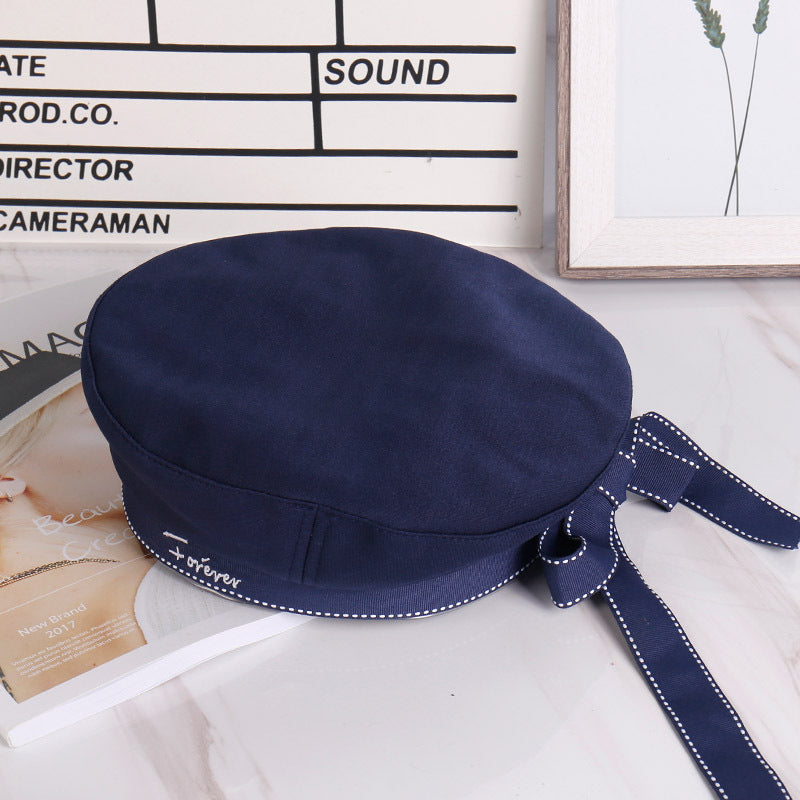 Navy Style A Sailor's Cap Children's Uniform Hat Ribbon