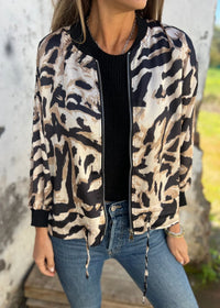 Beige Zebra Stripes