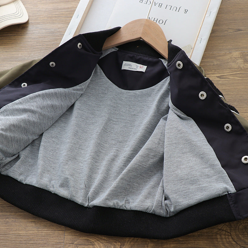 Varsity Heritage Stand Collar Baseball Jacket