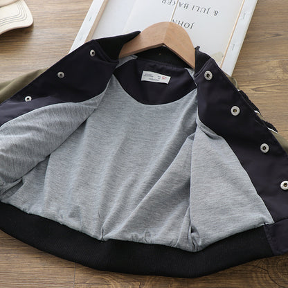 Varsity Heritage Stand Collar Baseball Jacket