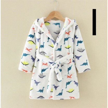 All-Season Heirloom: Thickened Flannel Children’s Robe