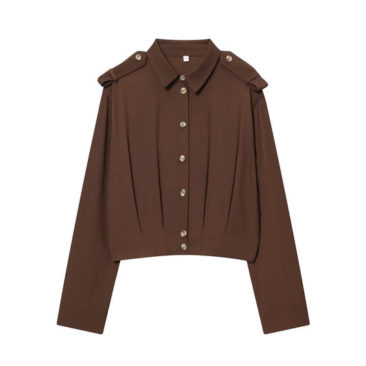 Women's Fashionable All-match Shoulder Strap Shirt