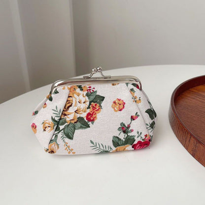 Retro Mini Canvas Coin Purse