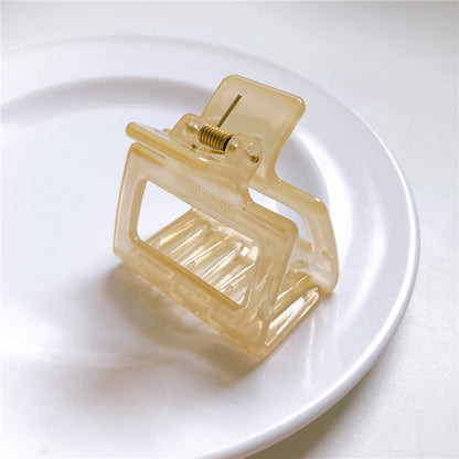 Hollow Square Ponytail And Updo Small Hairclip