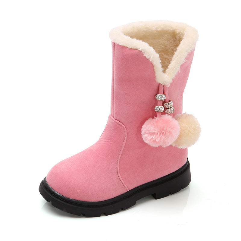 The Winter Princess: Warm Cotton Long Boots