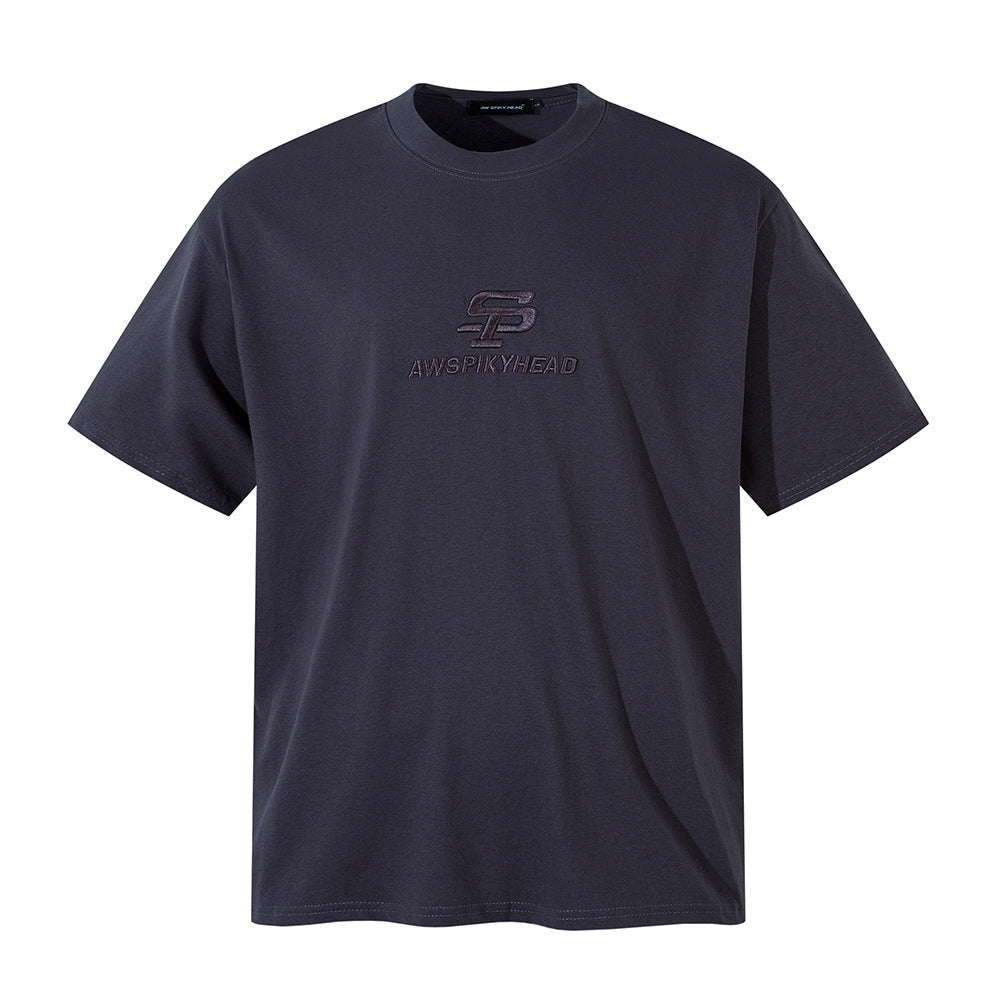 Pure Cotton Loose Short Sleeve T-shirt Men