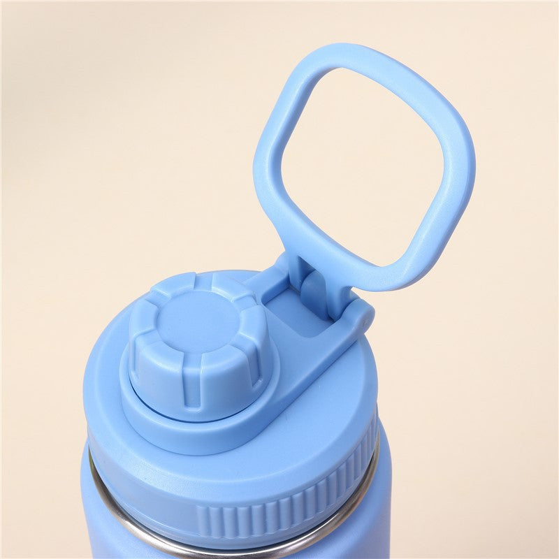 Dopamine Color Scheme Fitness Yoga Water Bottle 710ml Large Capacity Stainless Steel Portable Insulation