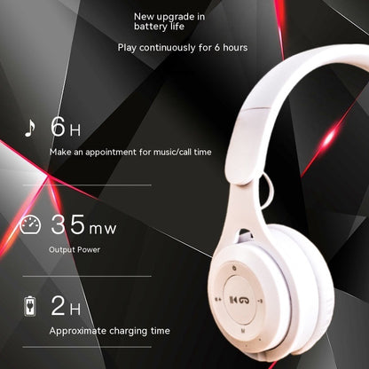 FoldBass: Wireless Foldable Extra Bass Over-Ear Headphones