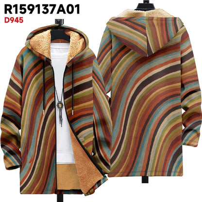 Hooded Cardigan Thick Winter Clothes Cozy Layered Essential