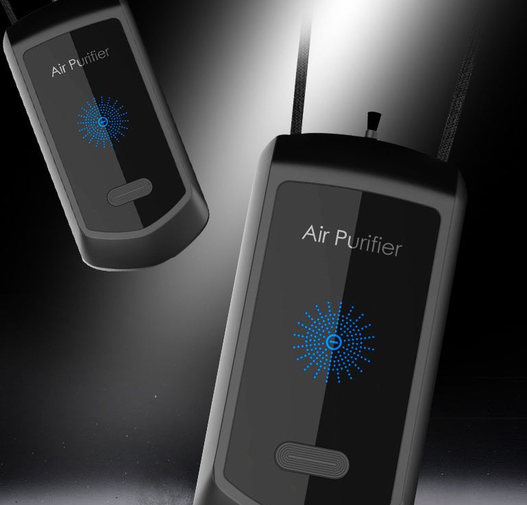 Portable Hanging Neck Necklace Air Purifier