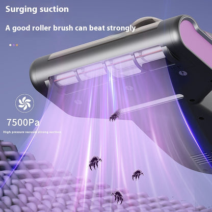 Wireless Mites Instrument Large Suction Rolling Brush Vacuum Cleaner UV Sterilization Mites Instrument