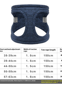 Dark Blue Single Chest Back