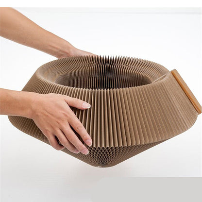 Corrugated Scratching Board Organ Nest Foldable Large Cat Toy Claw Sharpener Pet Supplies