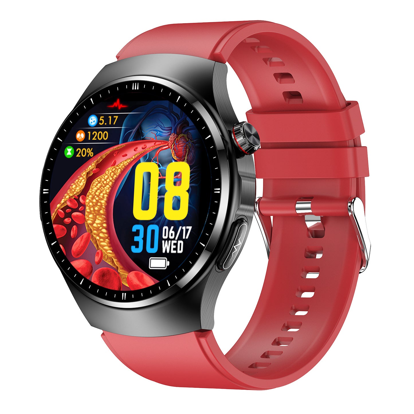 The Metabolic Tracker: Blood Glucose & Uric Acid Monitoring Watch