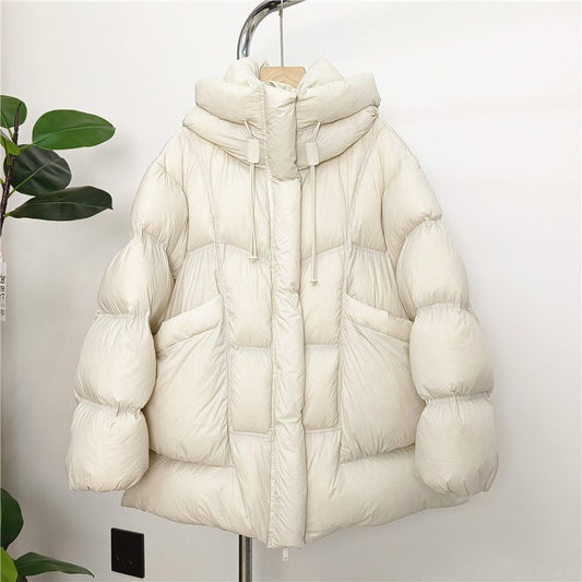 Women's Mid-length Thickened Ultra-light Cloud-like Coat