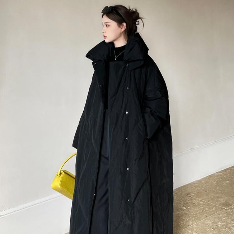 Women's Large Size Winter Clothing Mid-length Korean Style