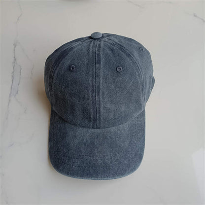 The Heritage Wash: Retro Washed Cotton Peaked Cap