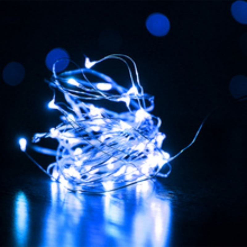 Led Copper Wire Small Color Light Atmosphere Light Strip String Light Beads Decorated Tree