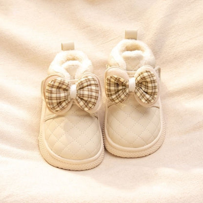 The Velvet Snug: Baby Girl Thermal Snow Booties