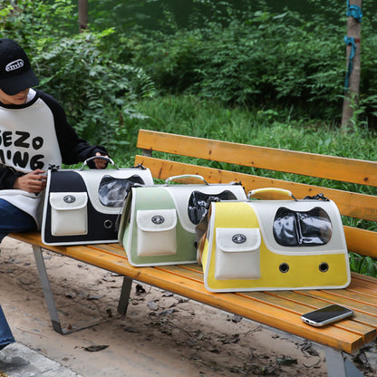 Convenient Outing Pet Backpack Spacious Breathable Crossbody