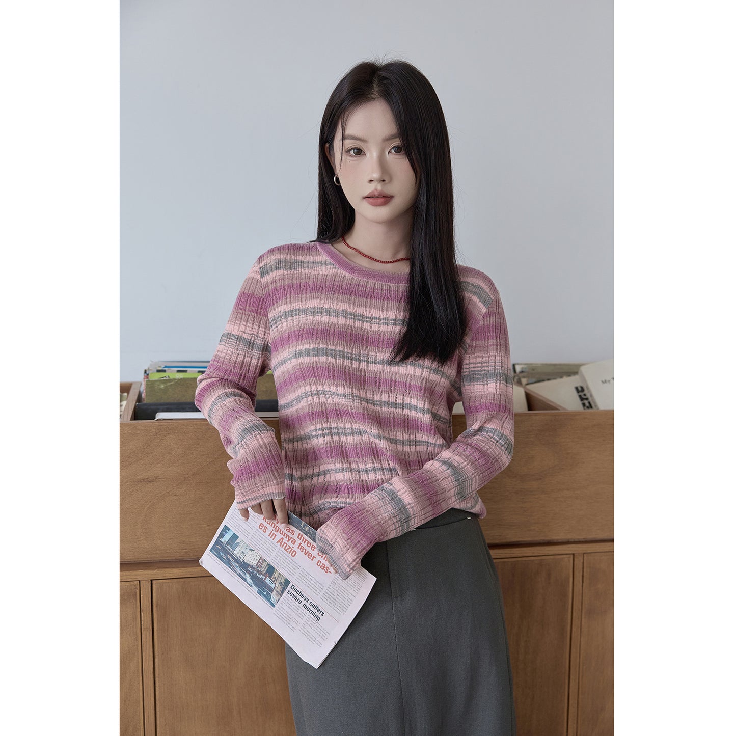 New Fashion Striped Sweater For Women