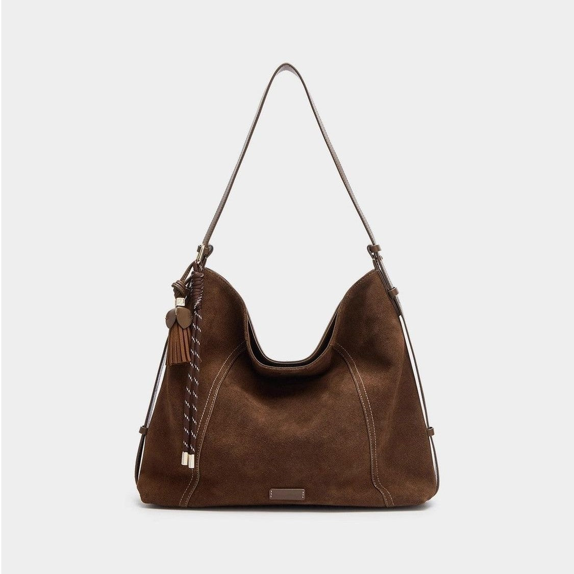 Autumn And Winter Leisure Commuter Large Capacity Deerskin Velvet Vintage Portable Crossbody Tote Bag