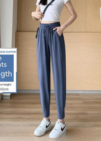 Blue Cropped Pants