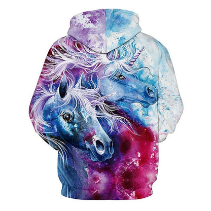 Techno-Sport 3D Digital Print Sweatshirt