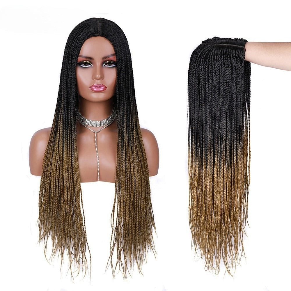 African Braid Long Hair Synthetic Wigs Women