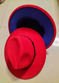 A red inner sapphire blue
