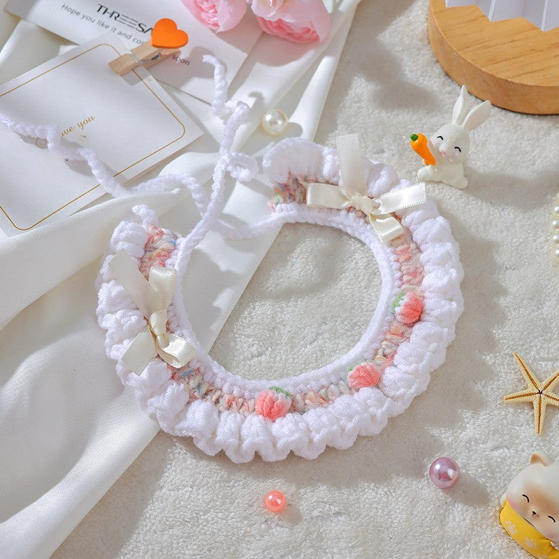 Wool Woven Collar British Shorthair Kittens Handmade